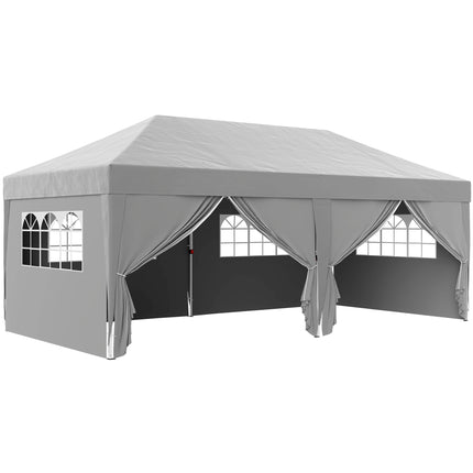 Pop-up pavilon 6x3m, UV ochrana, odnímatelné stěny