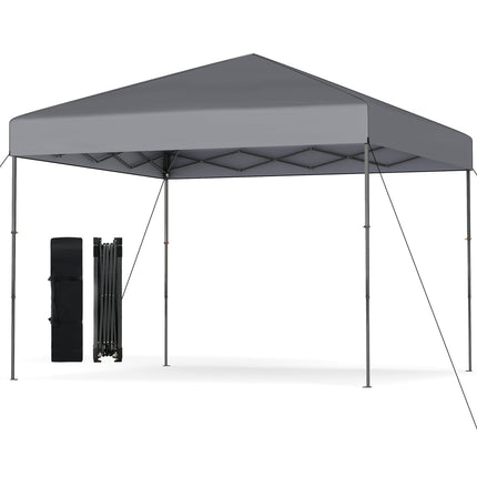 Pop-Up Pavillon mit UV50+-Schutz, höhenverstellbar, grau