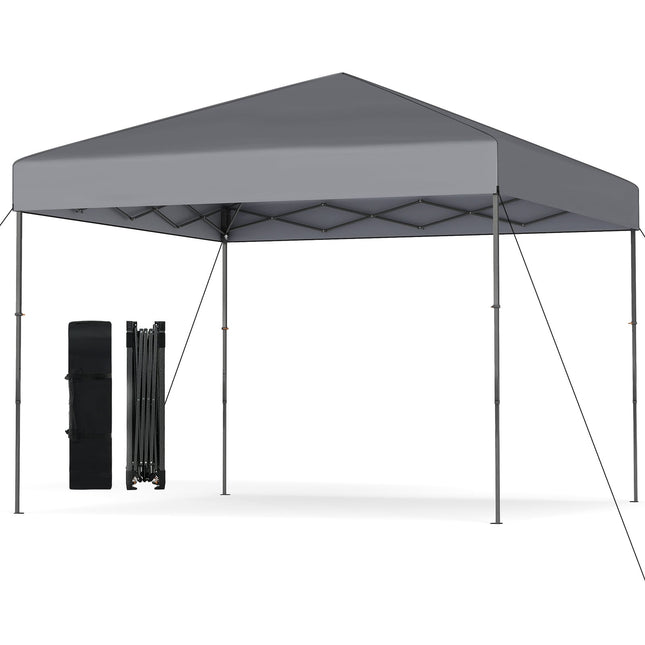 Pop-Up Pavillon mit UV50+-Schutz, höhenverstellbar, grau
