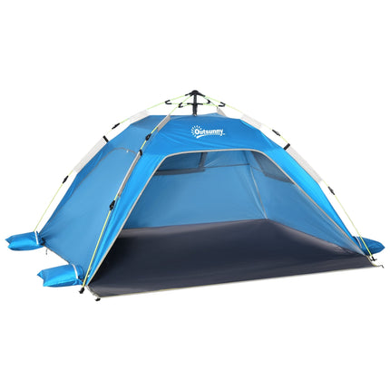 Pop-up Strandzelt mit Sonnenschutz, geeignet für 1-2 Personen