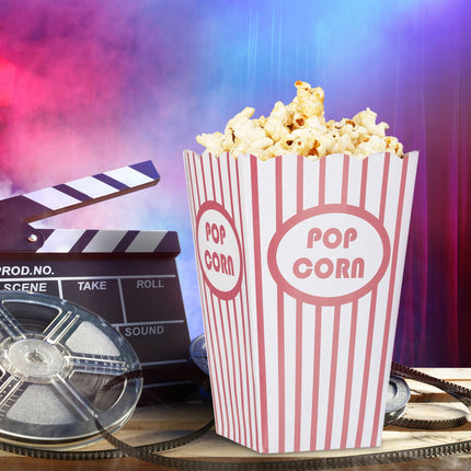 Popcorntüten, 72 Stück, rosa