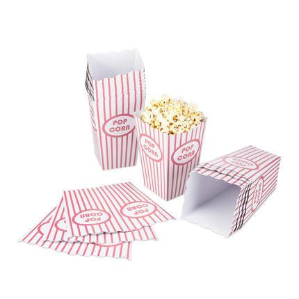 Popcorntüten, 72 Stück, rosa