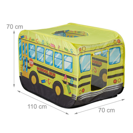 Tente de jeu pop-up Bus scolaire