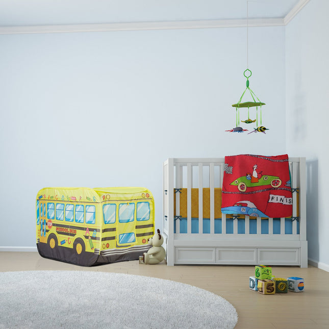 Pop-up-Spielzelt Schulbus