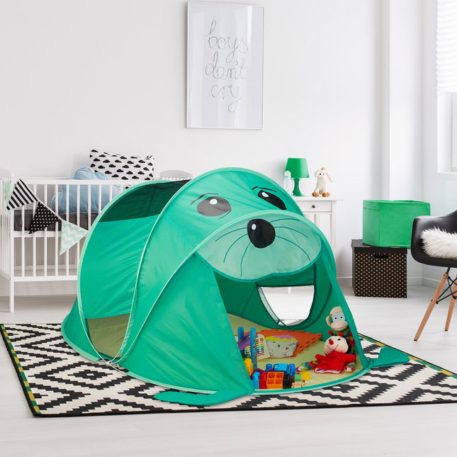 Siegel für Pop-up-Spielzelte