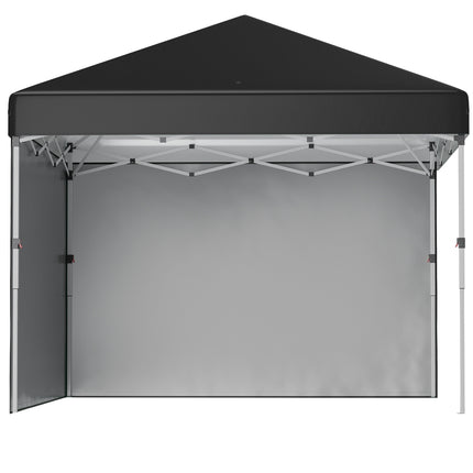 Pop-Up-Pavillon 2,97x2,97m, UV-Schutz mit Seitenwänden