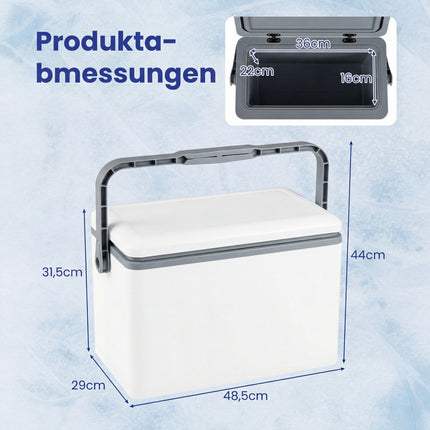 Tragbare 12L Hartschalenkühlbox mit ergonomischem Griff