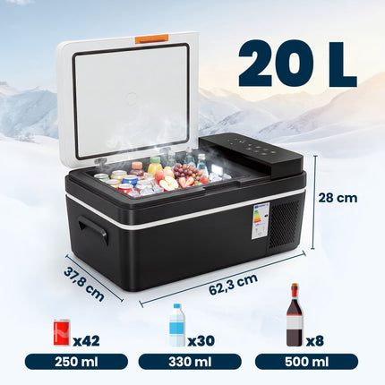 Tragbare 20L Elektrokühlbox mit App-Steuerung & LED