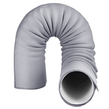 Portable AC Hose Insulation Sleeve, 5–5.9 in, Gray