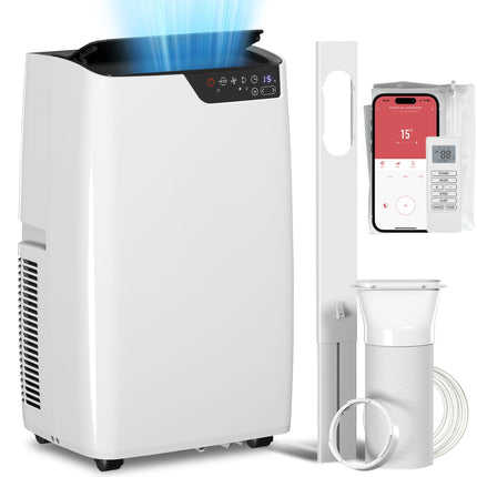 Tragbares Klimagerät 12000 BTU, WiFi, 4-in-1-Modus