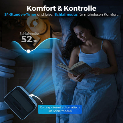 Tragbares Klimagerät 12000 BTU, WiFi, 4-in-1-Modus