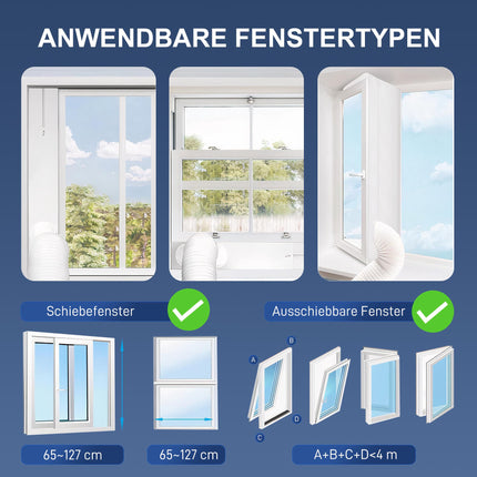 Tragbares Klimagerät, 7.000 BTU, 3-in-1-System