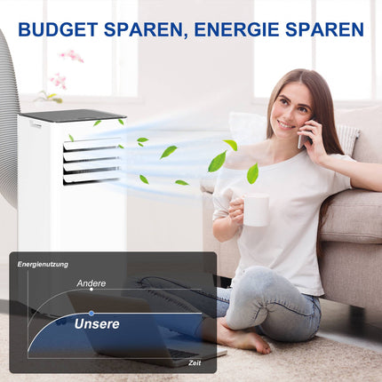 Tragbares Klimagerät, 7.000 BTU, 3-in-1-System