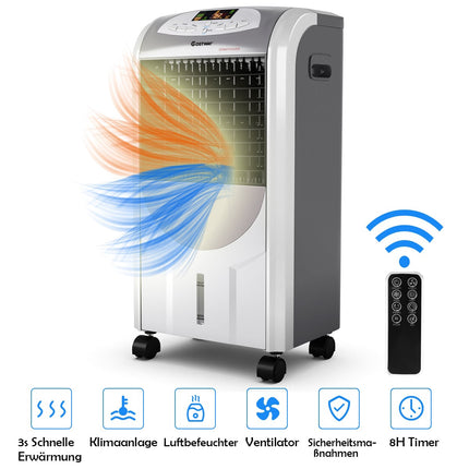 Portable Air Conditioner & Heater, 7L Tank, 3-Speed Fan