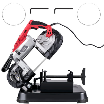 Portable Band Saw, 5-Inch Deep Cut, Variable Speed 10A