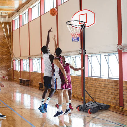 Tragbarer Basketballkorb, Höhenverstellbar, 71 cm Backboard