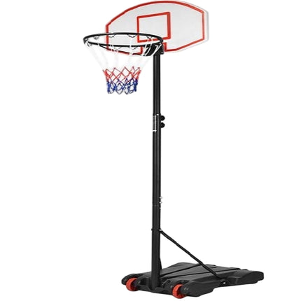 Portable Basketball Hoop, Adjustable Height, 28 In Backboard