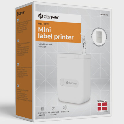 Tragbarer Bluetooth-Drucker, App-gesteuert, integrierter Akku