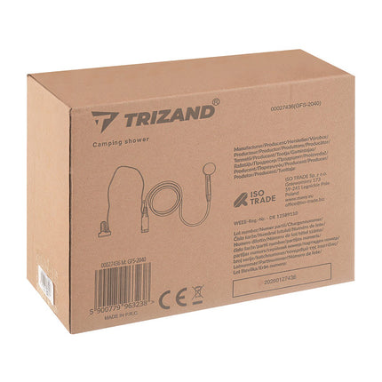 Tragbare Campingdusche, 2200mAh Akku, USB-Aufladung