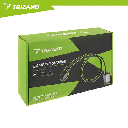 Tragbare Campingdusche mit 6000mAh Akku und Pumpe