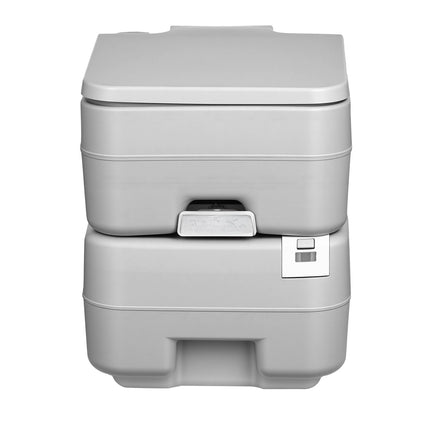 Portable Camping Toilet, 20L Detachable Tank, 120 Flushes
