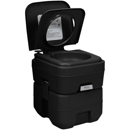 Tragbare Campingtoilette mit abnehmbaren 20L & 12L Tanks