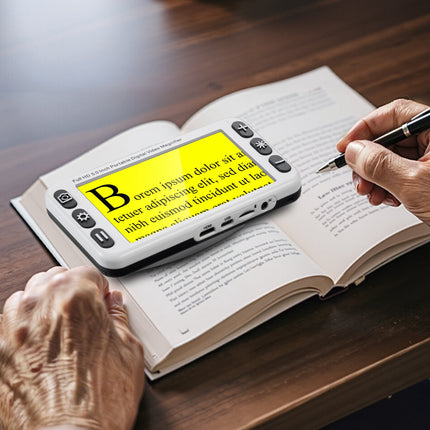 Portable Digital Magnifier, 5-Inch LCD, 2–48X Zoom