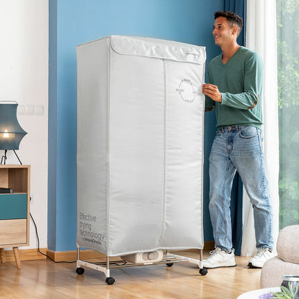 Tragbarer elektrischer Trockner mit 2 Ebenen Dupledry InnovaGoods 1200 W