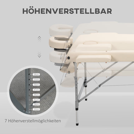 Portable Folding Massage Table with Face Cradle, 186x71x83 cm