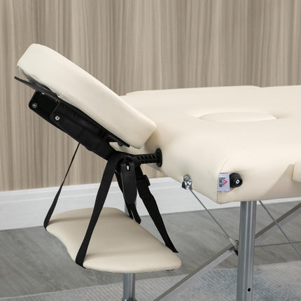 Portable Folding Massage Table with Face Cradle, 186x71x83 cm