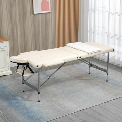 Portable Folding Massage Table with Face Cradle, 186x71x83 cm