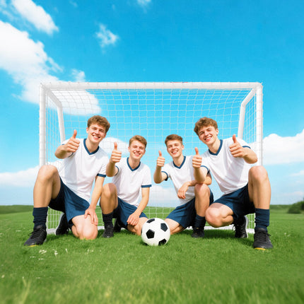 Draagbare tuinvoetbalgoal - Weerbestendig, eenvoudig op te zetten, 180x92x124 cm