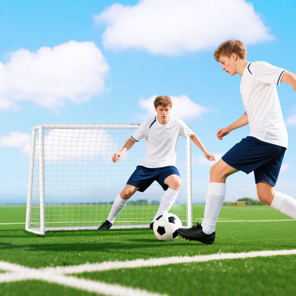Draagbare tuinvoetbalgoal - Weerbestendig, eenvoudig op te zetten, 180x92x124 cm