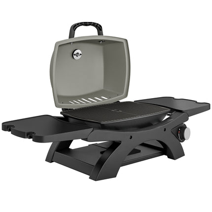 Tragbarer Gasgrill mit 3,3 kW Brenner und Seitenablagen