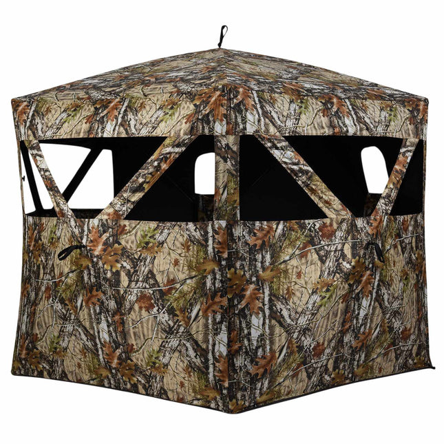 Portable Hunting Blind for 4 with Silent Windows