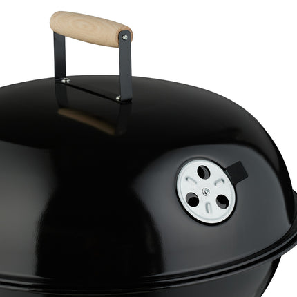 Tragbarer Kugelgrill mit Ascheauffangbehälter & Rollen