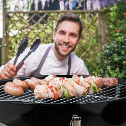 Portable Kettle Barbecue 37cm with Tongs