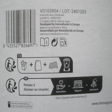 Meuble à chaussures modulaire portable InnovaGoods Blanc - 20 paires