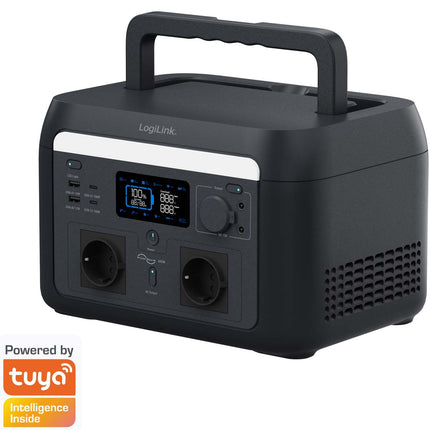 Tragbare Powerstation 600W, 512Wh, Tuya-kompatibel