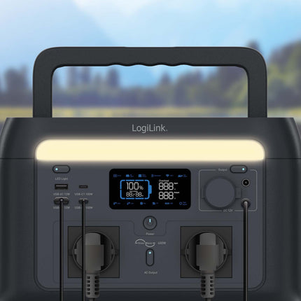 Tragbare Powerstation 600W, 512Wh, Tuya-kompatibel