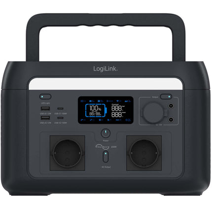 Tragbare Powerstation 600W, 512Wh, Tuya-kompatibel