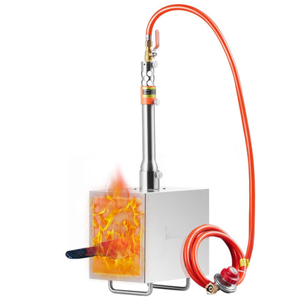 Portable Propane Gas Forge, 1 Burner, 2600F, Square