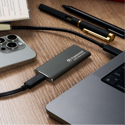 Přenosný SSD ESD256C USB-C 2TB 10Gbps (R1050/W950 Mb/s), hliníkový