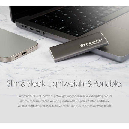 Přenosný SSD ESD256C USB-C 2TB 10Gbps (R1050/W950 Mb/s), hliníkový