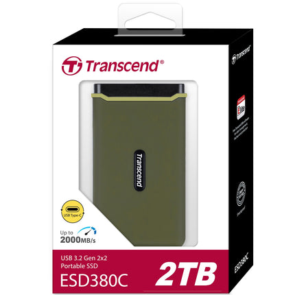 Tragbare SSD ESD380C USB-C 2 TB (R/W 2000 MB/s)