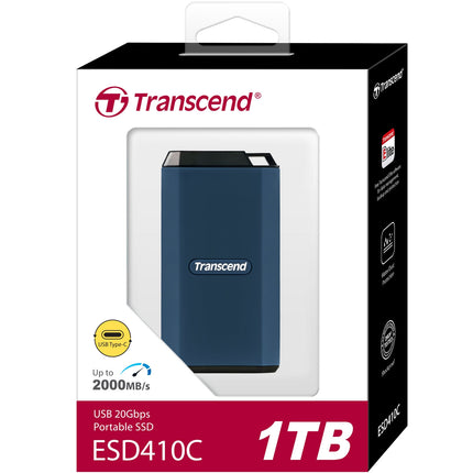 Tragbare SSD ESD410C USB-C 1 TB 20 Gbit/s (R2000/W2000 Mb/s) IPX5