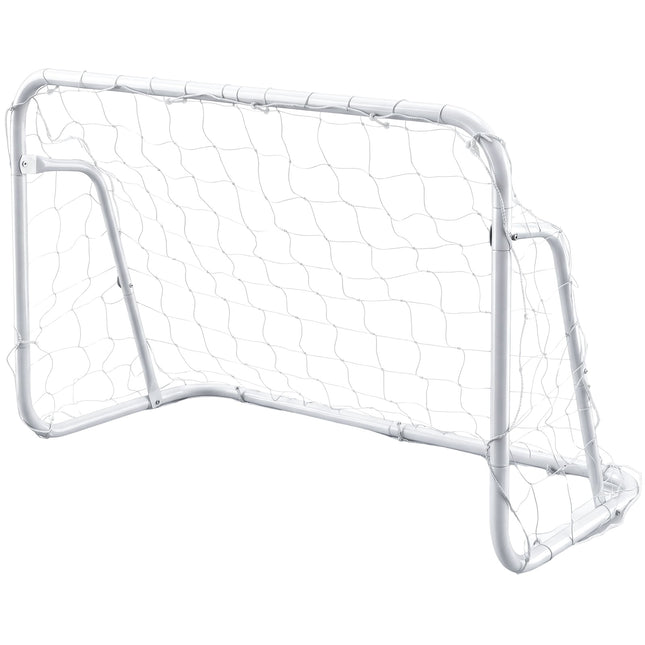 Tragbares Fußballtor mit wetterfestem Netz, 121x60x80 cm