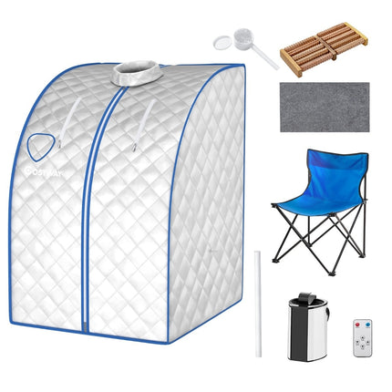 Portable Steam Sauna with 3L Boiler & Remote Control