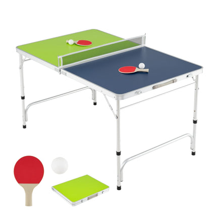 Tragbares Tischtennis-Set, 120 x 76 cm, höhenverstellbar