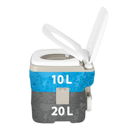 Přenosná cestovní toaleta, kapacita 20 l